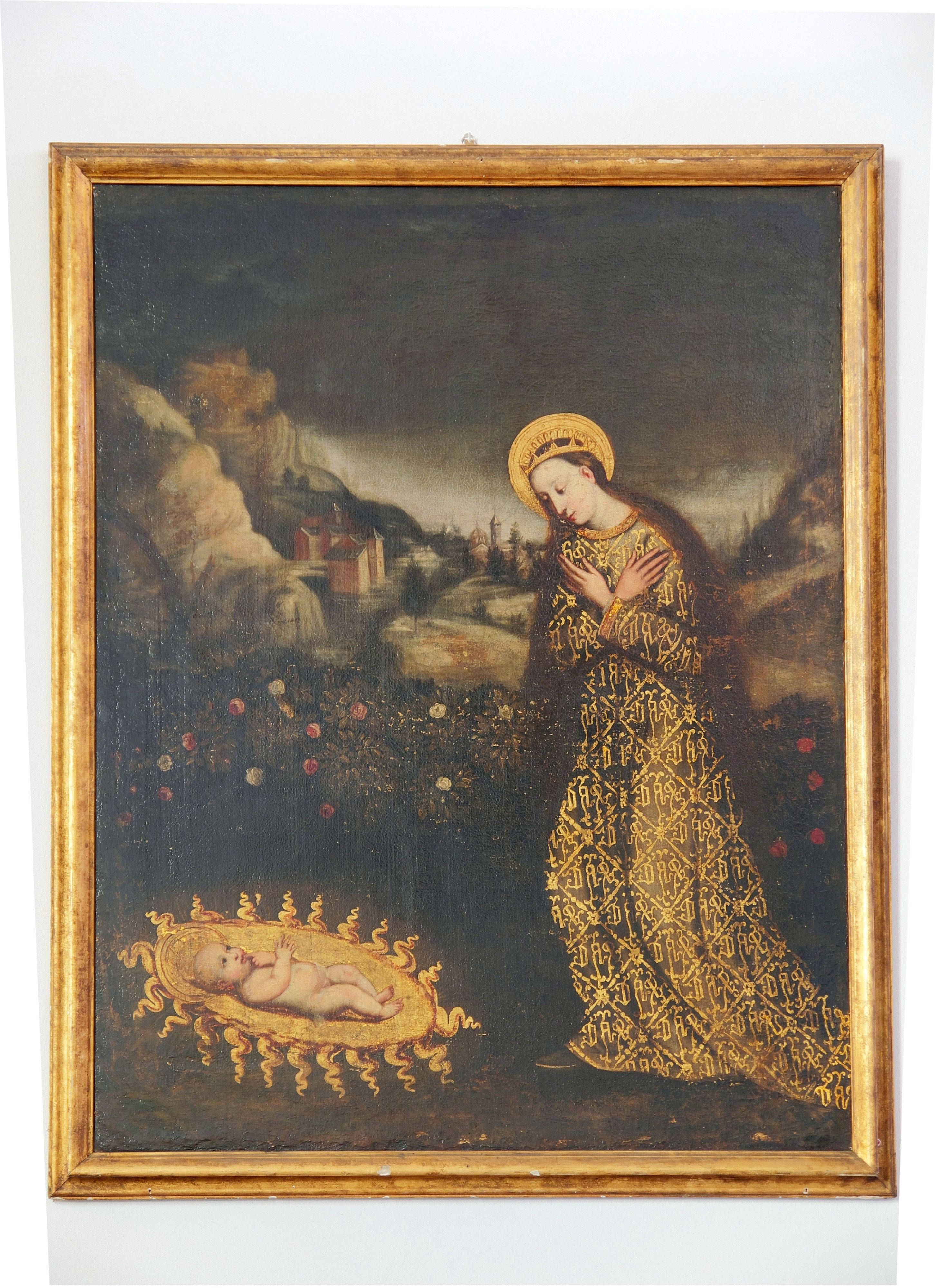 Milan (Italy) - Painting of Saint Mary of Peace in the church with the same name